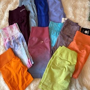 Bundle of Activewear Leggings - Gymshark, Alphalete, AYBL